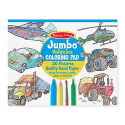 Jumbo Colouring Pad Vehicles