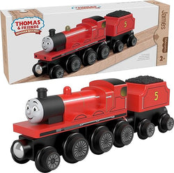 Wood James Train Engine & Car - Thomas and Friends