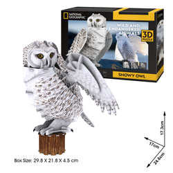 National Geographic Snowy Owl - 3D Puzzle