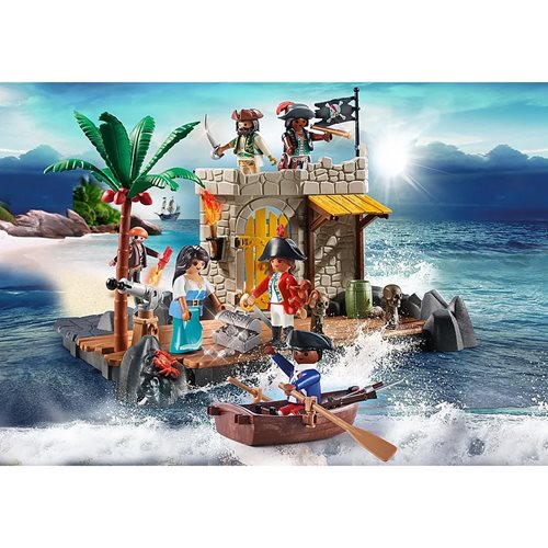 Playmobil Starter Pack Pirate with Rowing Boat - Imagination Toys