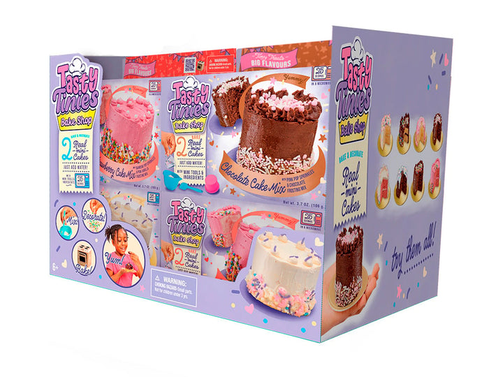 Tasty Tinies Bake Shop - Assorted Microwaveable Cake Making Sets