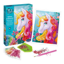 Unicorn Diamond Art Canvas Kit (Tableau a Diamanter - Licorne)