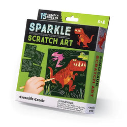 Dinosaur Sparkle Scratch Art - Crocodile Creek