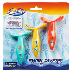 Swimways 3pk Swirl Divers
