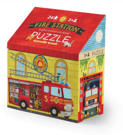 Fire Station 24pc Puzzle - Crocodile Creek