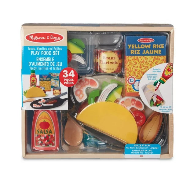 Melissa and doug taco and burrito on sale set