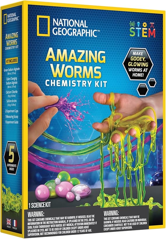 National Geographic Amazing Worms Chemistry Kit