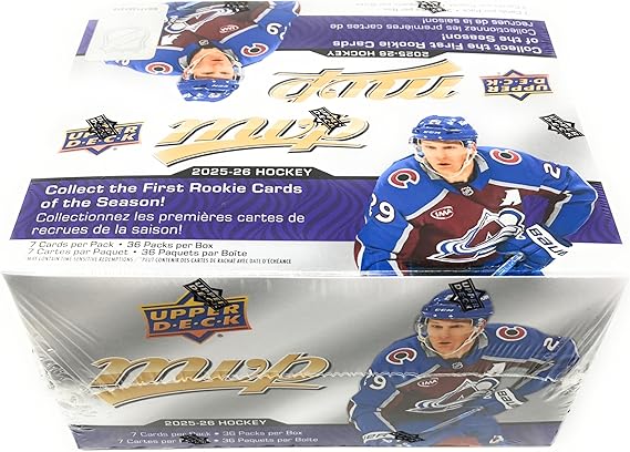 Upper Deck MVP Hockey Card Booster Packs 2025/26