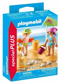 Kids with Sand Castle - Playmobil