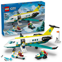 Emergency Air Ambulance Airplane - Lego City Big Vehicles