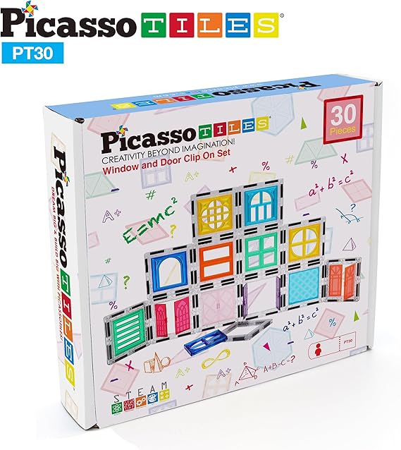 30pc Window and Door Magnetic Tiles - Picasso Tile