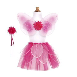 Fancy Flutter Skirt/Wings/Wand Pink