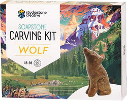 Wolf Soapstone Carving Kit