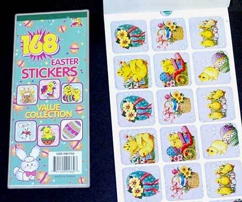 Easter Sticker Book with 168 Stickers
