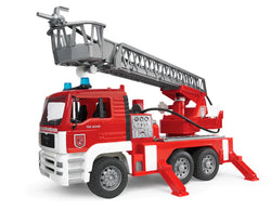MAN TGA Fire Engine with Ladder Water Pump and Light/Sound Module - Bruder