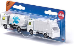 Municipal Set Road Sweeper and Garbage Truck - Siku