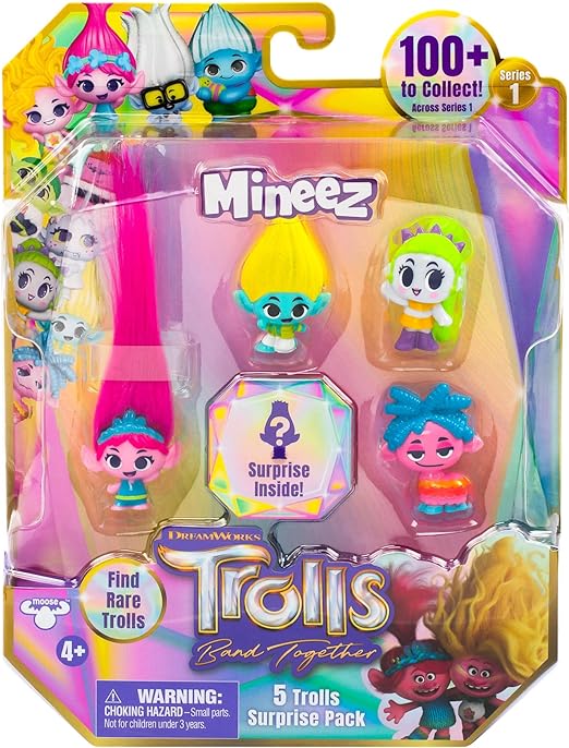 Trolls - S1 Mineez Figure 5pk Assortment