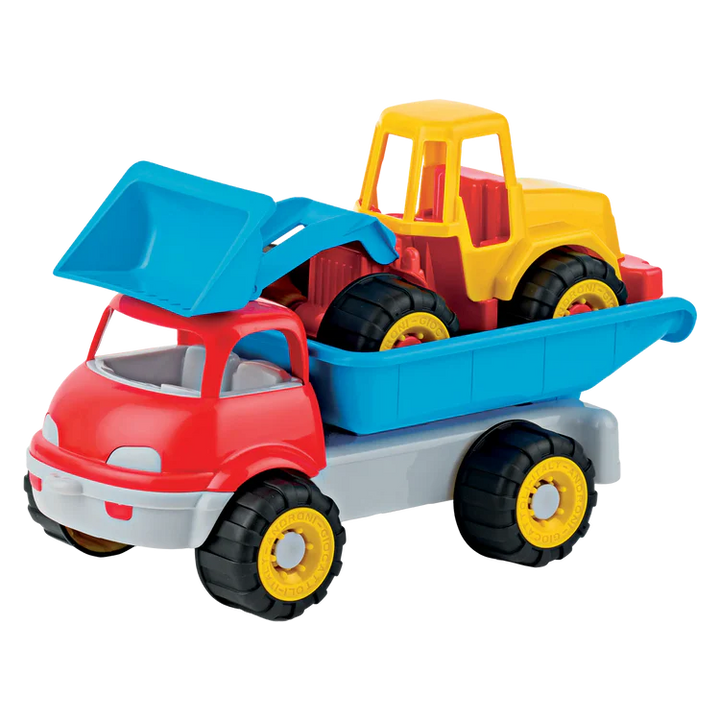 Dump Truck & Mechanical Excavator 2pc Set by Androni