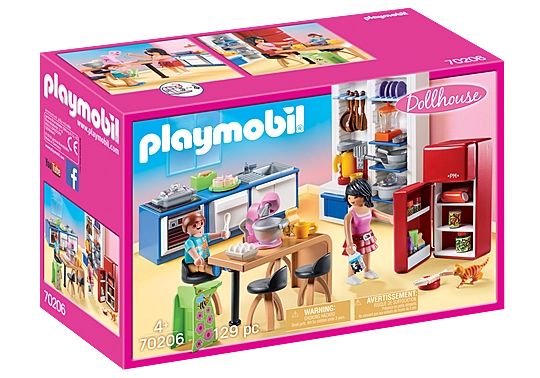 Family Kitchen - Dollhouse Furniture Playmobil