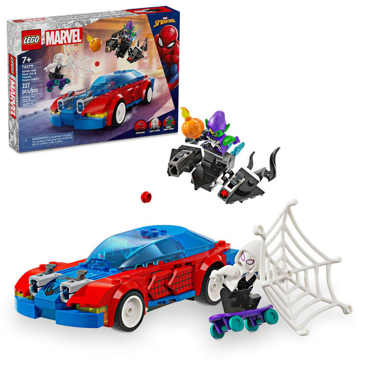 Spider-Man Race Car & Venom Green Goblin - Lego Marvel