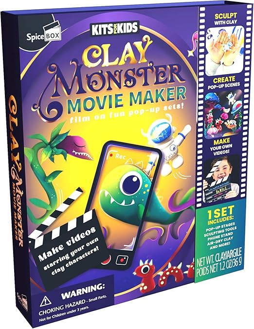 Clay Monster Movie Maker - Kits For Kids - SpiceBox