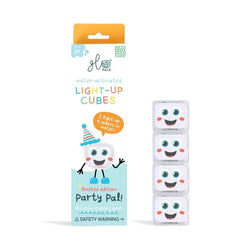 Party Pal White - Glo Pals - Light Up Cubes 4pk
