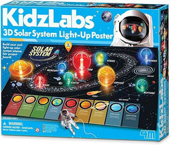 3D Solar System Light-Up Poster