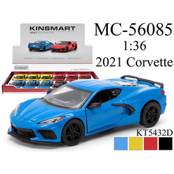 Die-Cast 5" Corvette 2021 - Pull Back
