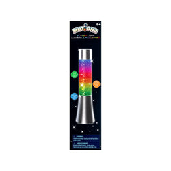 13" Glitter Lamp with Plastic Base