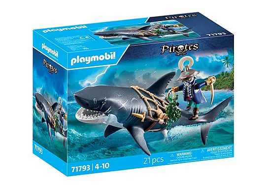 Giant Shark with Pirate - Playmobil