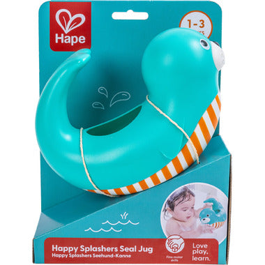 Happy Splashers Seal Jug - Hape Bath Toy