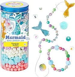 Mermaid Bead Jewelry Jar - Creativity For Kids