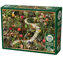 Succulent Garden 1000pc - Cobble hill