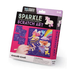 Magical Friends Sparkle Scratch Art - Crocodile Creek