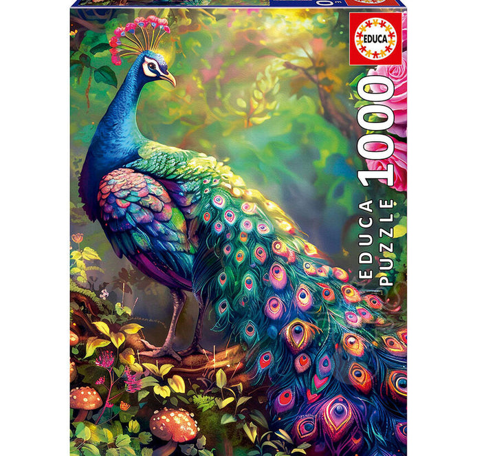 Peacock Garden 1000pc Puzzle - Educa