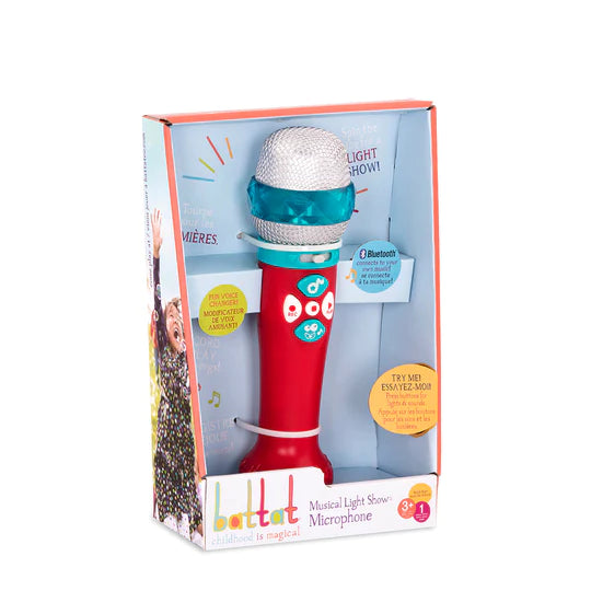 Musical Light Show Microphone Battat The Rocking Horse Shop