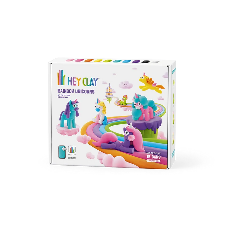 Rainbow Unicorns - Hey Clay Set