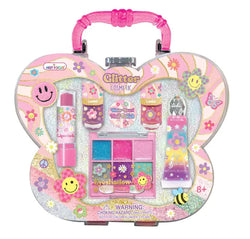 Groovy Flower Glitter Cosmetic Set