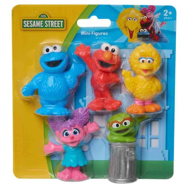 5pk Mini Figure Set - Sesame Street