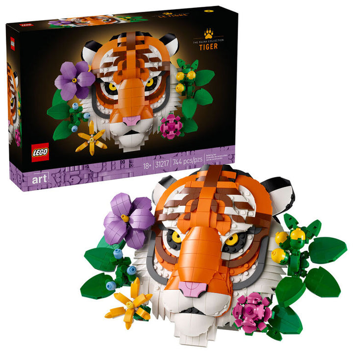 The Fauna Collection - Tiger - Lego Art