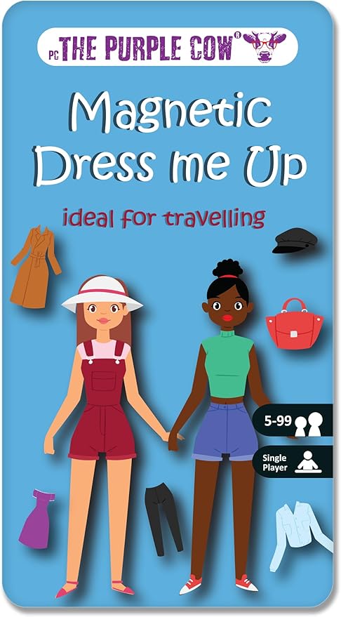 Magnetic Dress Me Up - The Purple Cow Travel Set