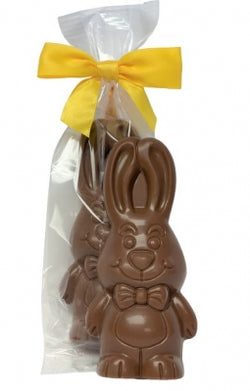 Milk Chocolate Bunny with Bow Tie - Assorted colours