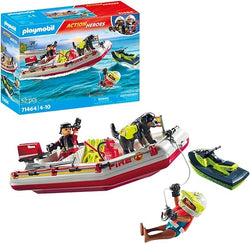 Fireboat with Water Scooter - Playmobil Action