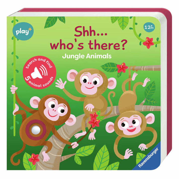 Shh...Who's There? Jungle Animals Board Book - Ravensburger