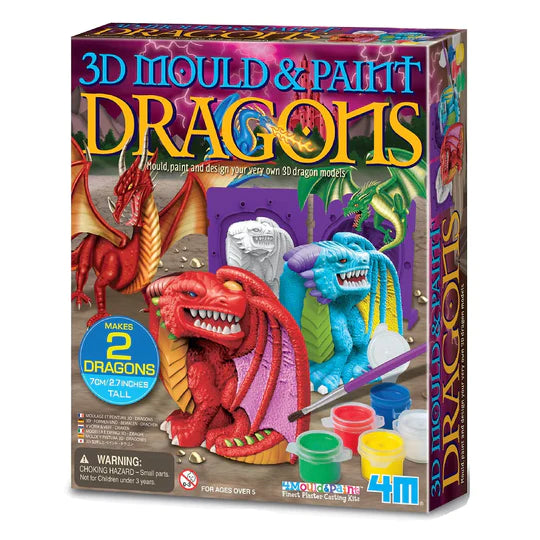 3D Mould & Paint Dragons