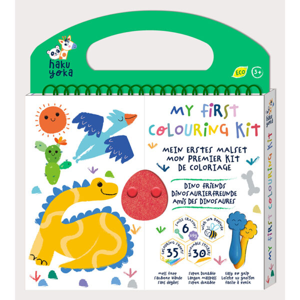 Dino Friends - My First Colouring Kit - Haku Yoka