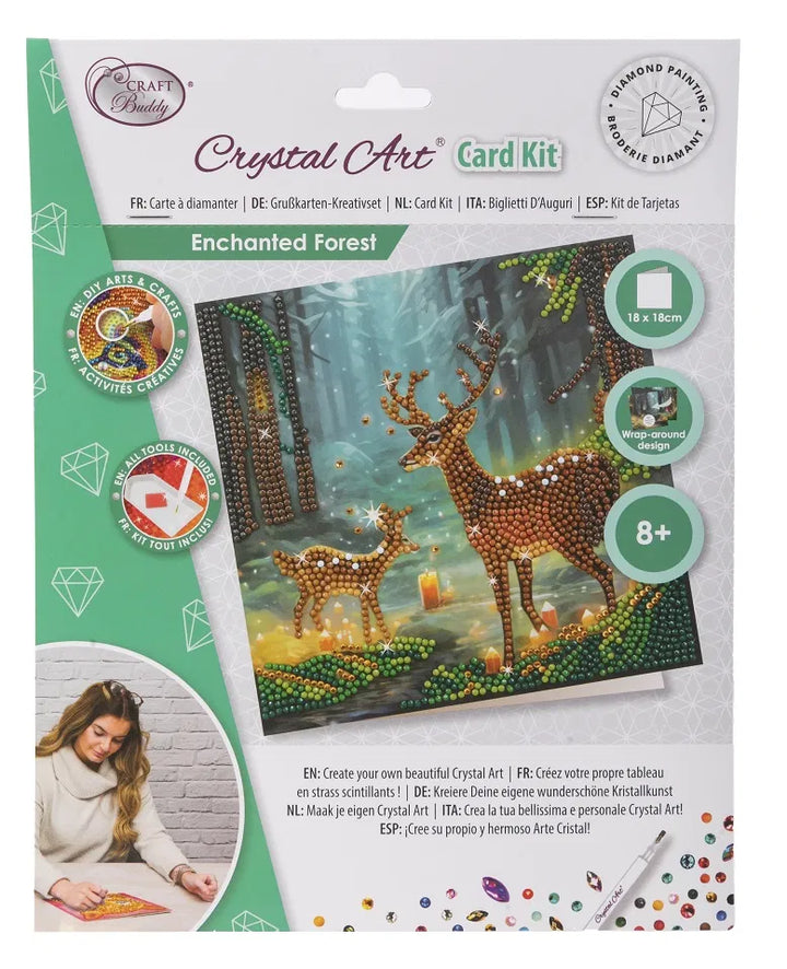 Enchanted Forest Crystal Art Card Kit