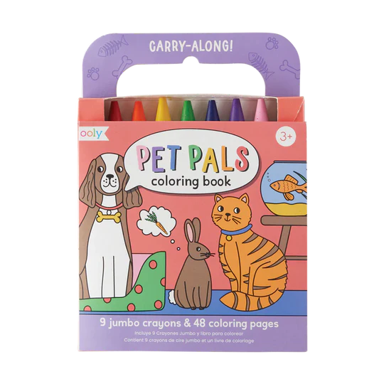 Pet Pals - Carry Along Crayon & Colouring Book Kit