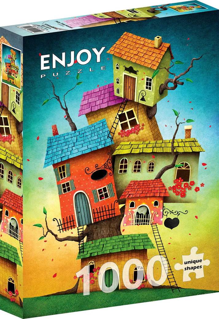 Fairy Tale Houses 1000pc Puzzle - ENJOY