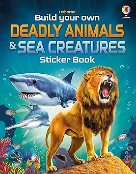 Build Your Own Deadly Animals & Sea Creatures Sticker Book